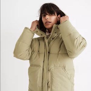 Madewell Holland Quilted Puffer Parka NWT